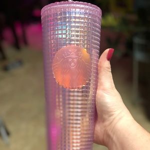 Pink opalescent Starbucks Cup